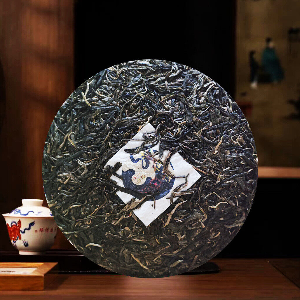 Mint Pond Puerh Tea Wild Ancient Tree Handcrafted Stone-Made Raw Tea 357g