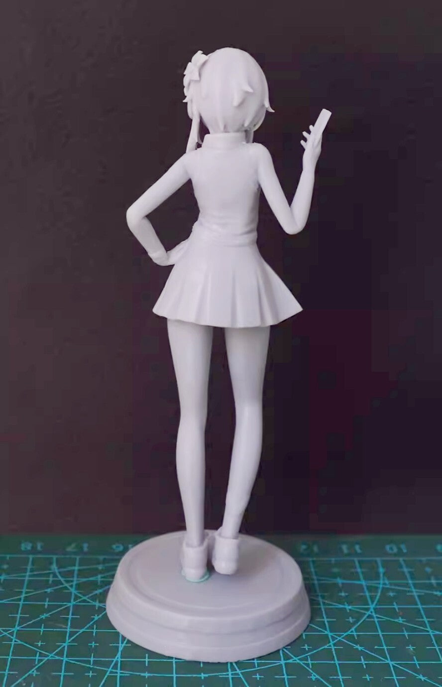 1/18 resin figure model 3D printing of game character girl Unassembled Unpainted
