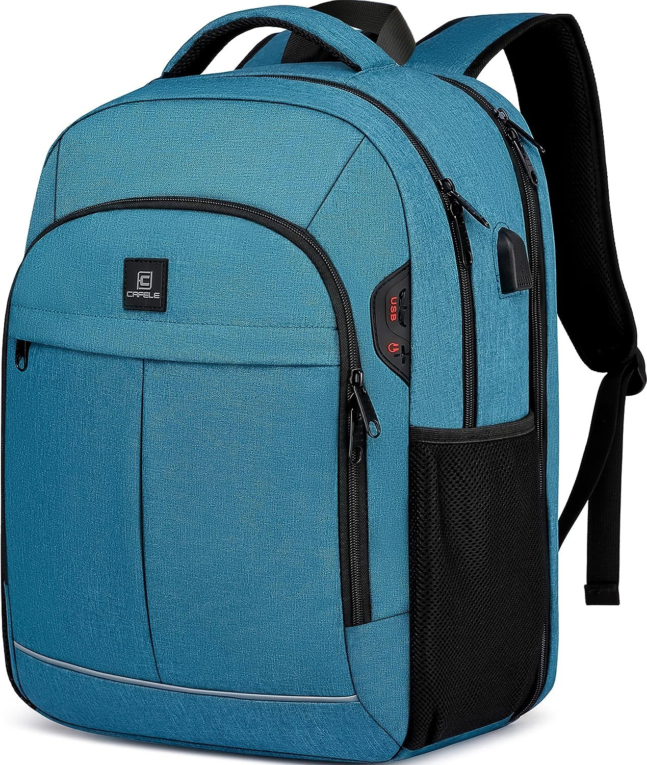 CAFELE Backpack,Bookbag for Men and Women, 17.3 17.3inch, Inch-lake Blue