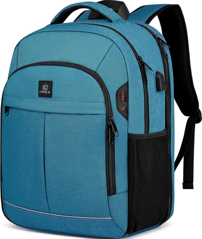 CAFELE Backpack,Bookbag for Men and Women, 17.3 17.3inch, Inch-lake Blue