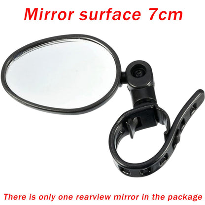 Bike Mirror Rotaty Round MTB Road Handlebar Bicycle Rear View Glass Cycling Lot