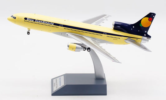 1:200 InFlight Blue Scandinavia L-1011-385-1 Airplane Diecast Aircraft Model