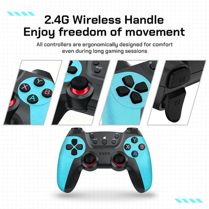 U36 4K Video Game Console Retro 50000 Games TV Stick HDMI 2 Wireless Controller