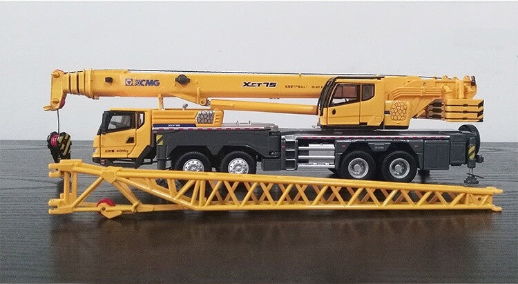 1:50 XCMG XCT75 Engineering Crane Construction Machinery Vehicle Diecast Model