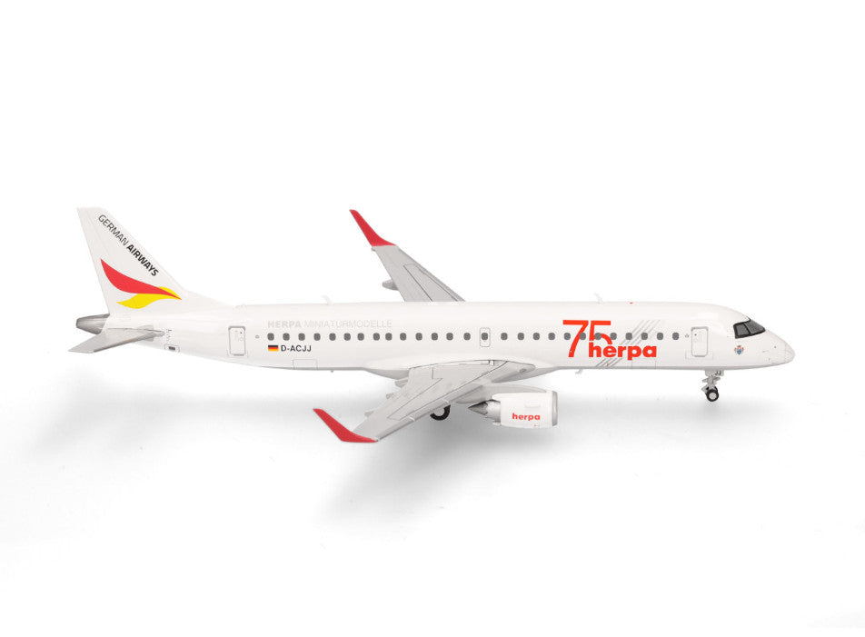1:200 German Airways Embraer ERJ-190 Passenger Airplane Diecast Aircraft Model
