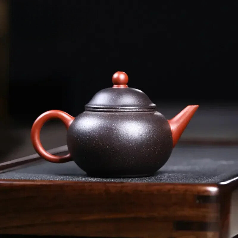 Yixing Purple Clay Teapots Handmade Tea Pot Black Gold Purple Sand Kettle