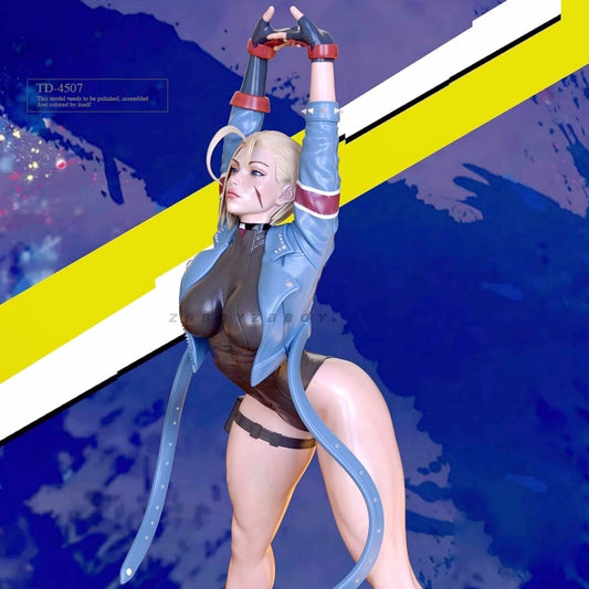 1/24 resin figure model Fantasy Street Fighter Girl Unassembled Unpainted