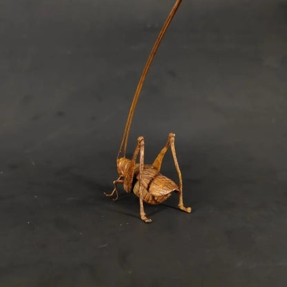 Handmade Small Grasshopper Copper Plate Copper Grasshopper Tea Pet Ornament -