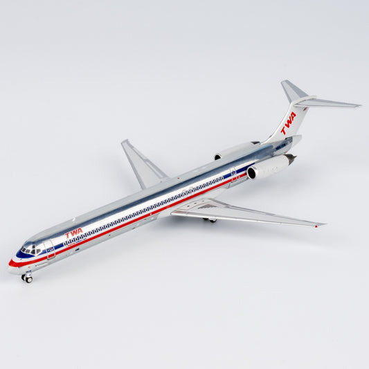 1:400 NG Models TWA McDonnell Douglas MD-80 Airplane Diecast Aircraft Model