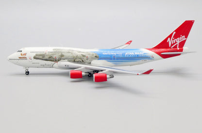 1:400 JC Wings Virgin Atlantic Boeing 747-400 Airplane Diecast Aircraft Model