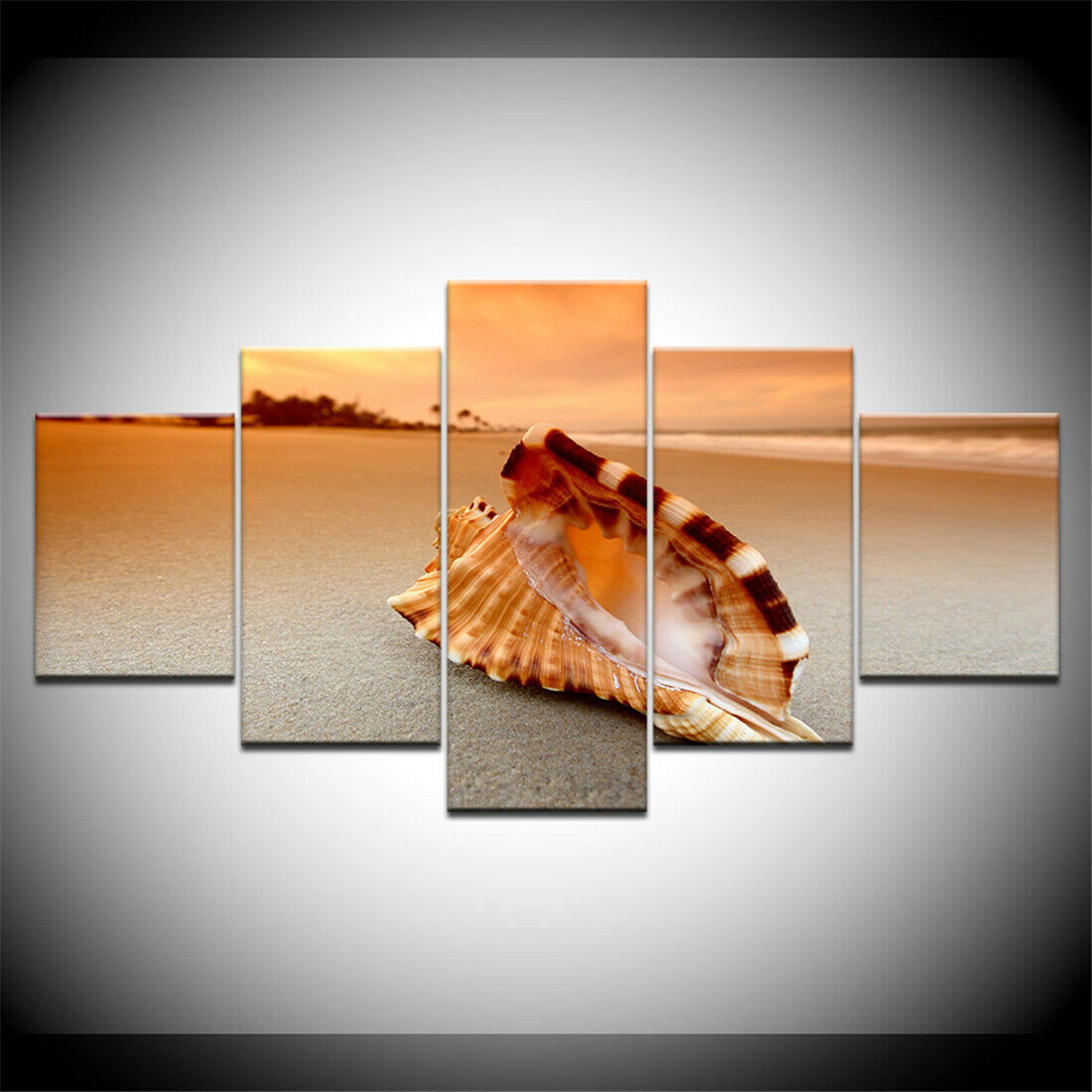 Wall Art Canvas Painting Seascape Shell Home Decor Picture Modern No Framed