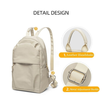 Mini Backpack Waterproof Outdoor Oxford Novel Crossbody Bag Traveling 22*13*36CM
