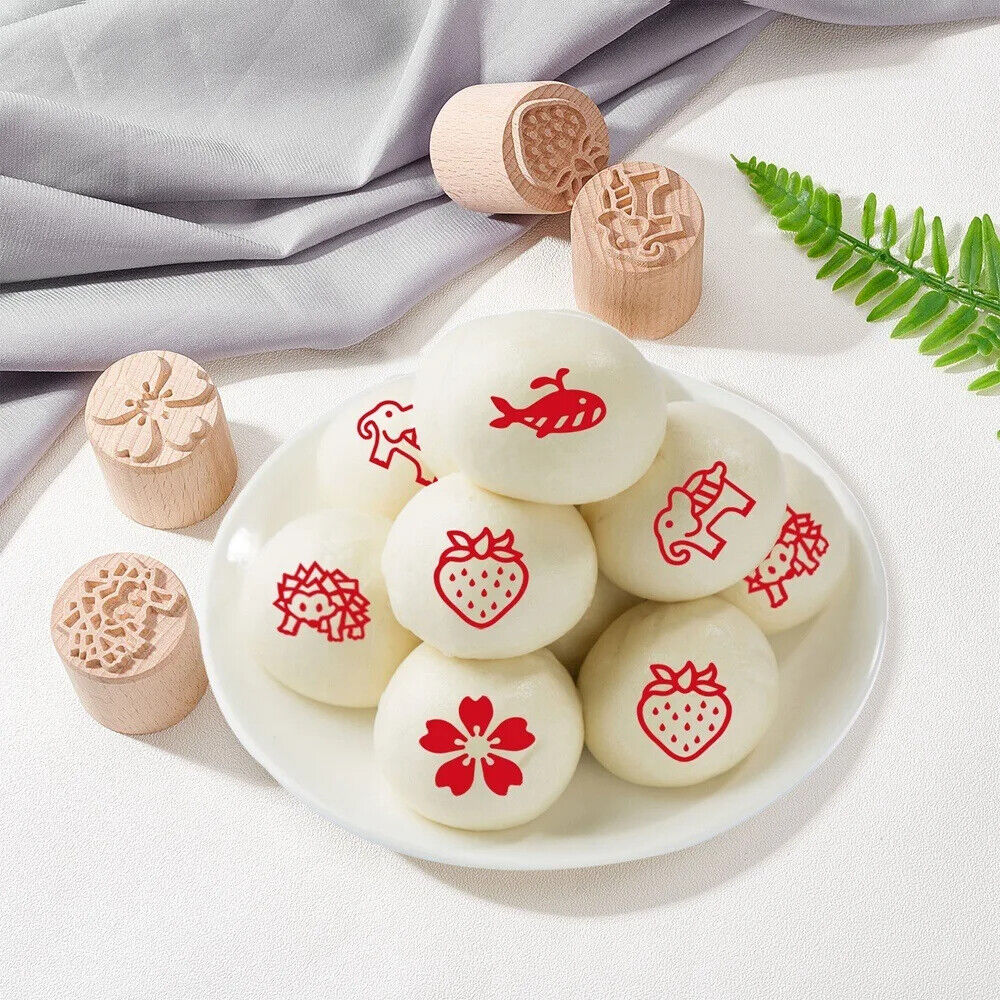 Pottery Stamp Clay Wooden Modeling Textured Pattern Ceramic Embossing Seal Tools