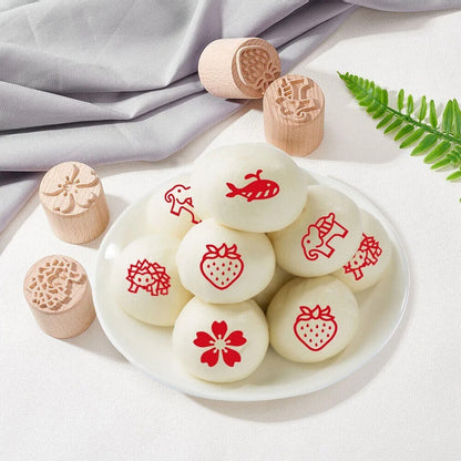 Pottery Stamp Clay Wooden Modeling Textured Pattern Ceramic Embossing Seal Tools