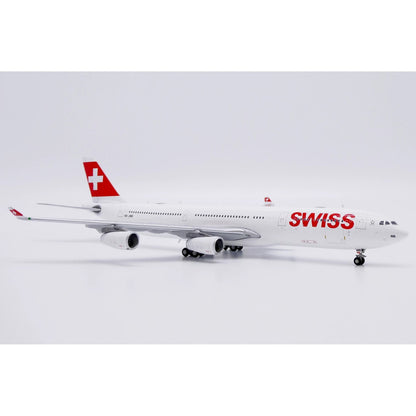 1:400 JC Wings Swiss Airbus A340-300 Passenger Plane Diecast Aircraft Model