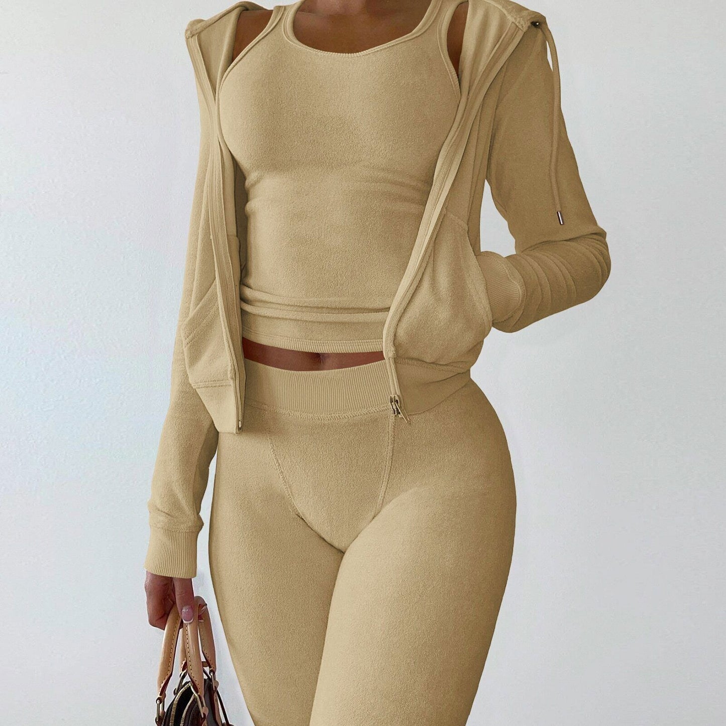 Jacket Tracksuit Two Piece Set 2 Pieces Sets Women Outfit Sweatsuit Jackets