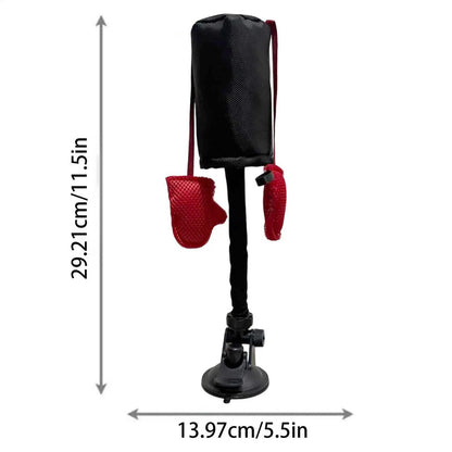 Interactive Cat Punching Bag Toy with Suction Cup