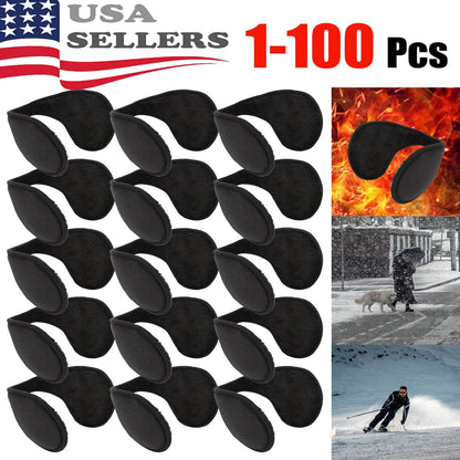 Ear Muffs Fleece Winter Ear Warmers Mens Womens Behind The Head Back wholesale