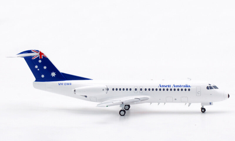 1:200 InFlight Ansett Australia Fokker F-28-4000 Passenger Plane Diecast Model
