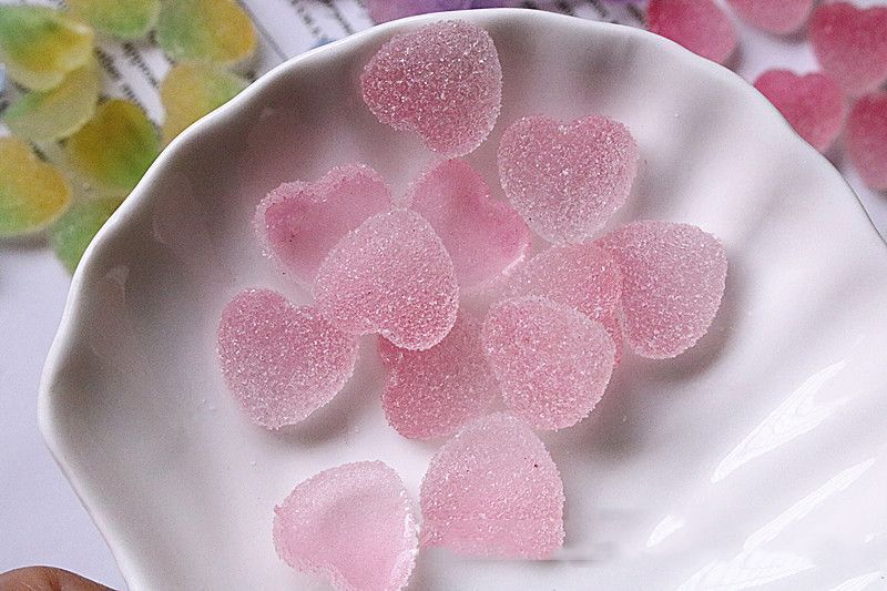 Nail Art Decals 20-100Pcs 3D Heart Charms Clear Acrylic DIY Manicure Accessories