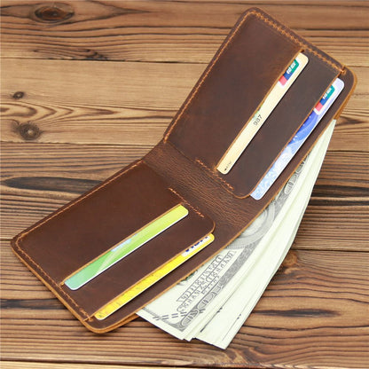 Genuine Leather Vintage Wallet Clutch Money Purse Bag Card Holder A/B Sizes 1 PC