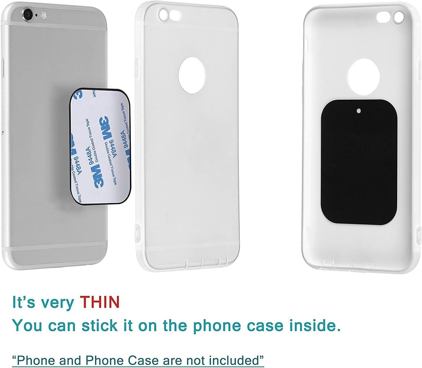 Metal Plates Adhesive Sticker Replace For Magnetic Car Mount Phone Holder Lot US