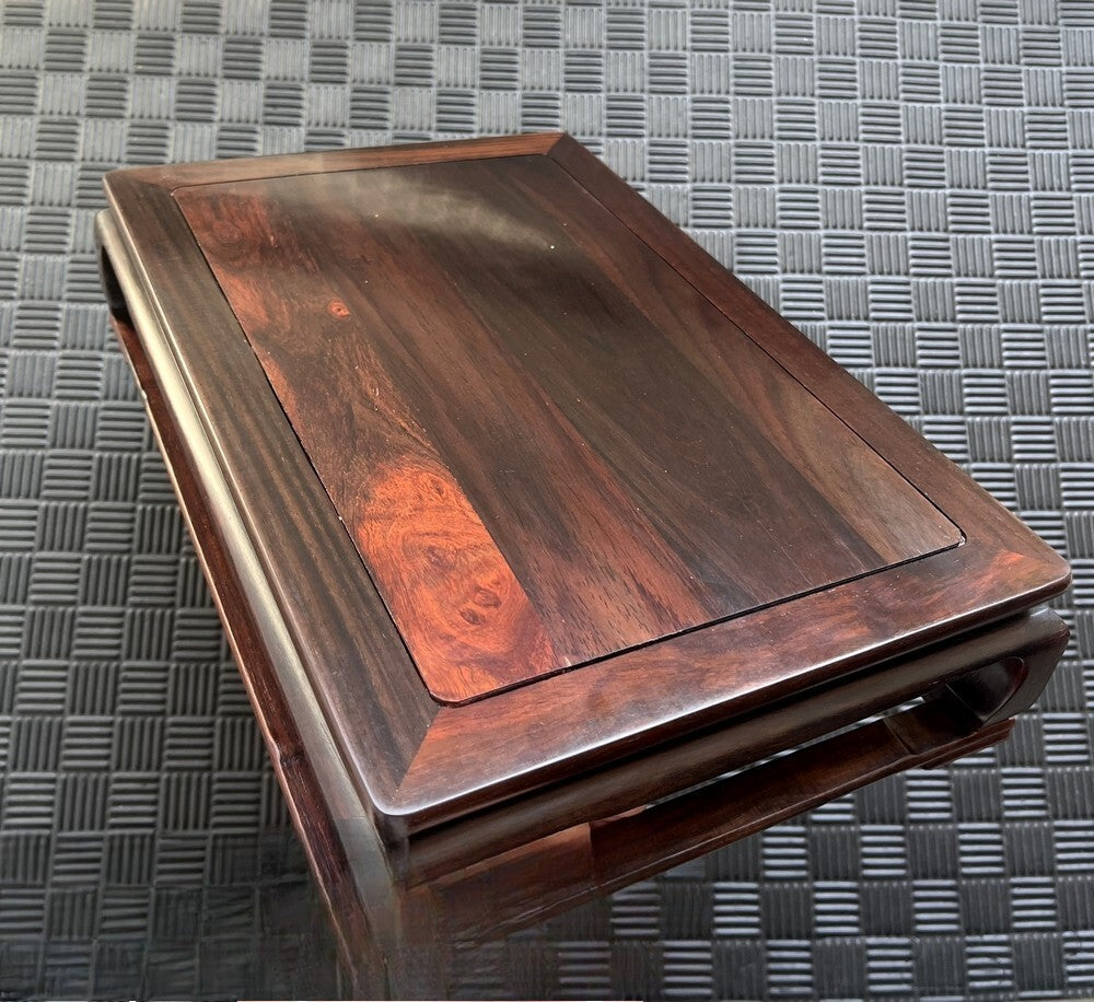 Chinese Rosewood Table Display Rack Coffee Tea Laptop Leisure Desk Home Decor