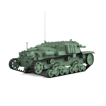 SSMODEL 1/72 25mm Military Model Kit Italy M41 75mm/L32 Gun Motor CarrItalyge
