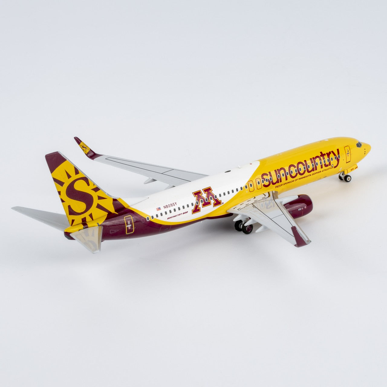 1:400 NGmodels Sun Country Airlines Boeing 737-800 Airplane Diecast Plane Model