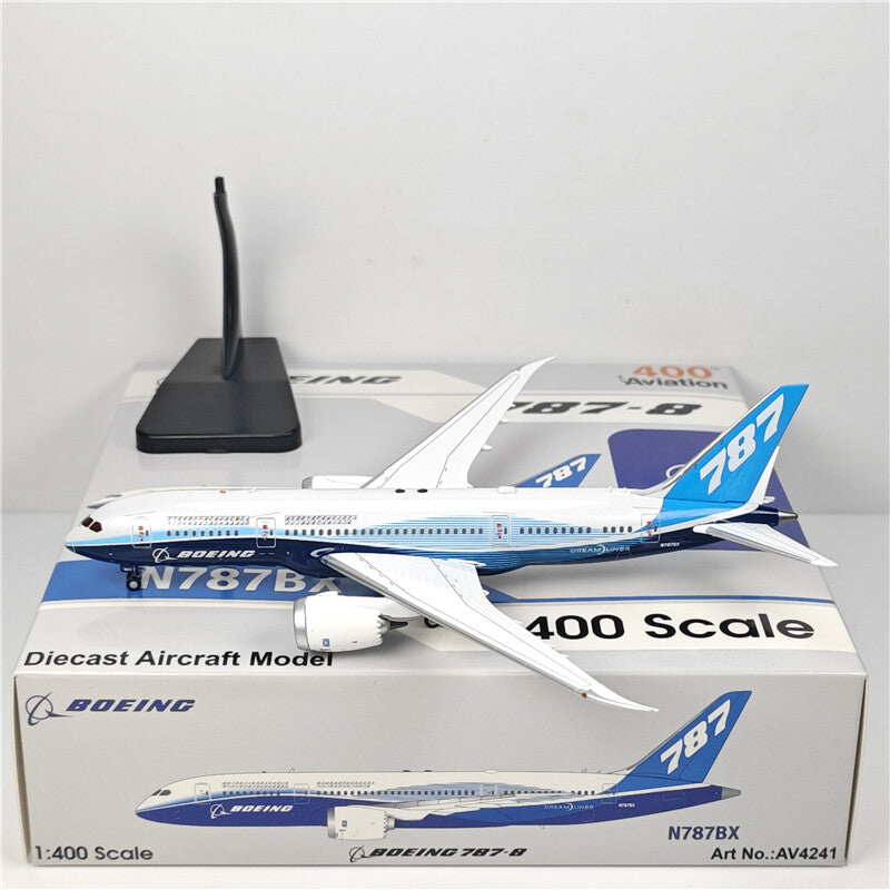 1:400 Aviation BOEING B787-8 Passenger Airplane Diecast Plane Model