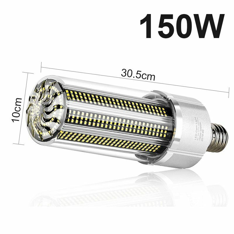 Super Bright LED E27 Corn Bulb 25W-200W Lamp 110V 220V Smart IC E39 E4 Big Power