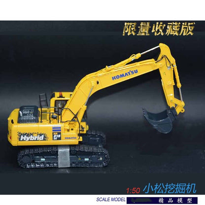 1:50 KOMATSU HB215LC-2 Hybrid Excavator Construction Machine Diecast Model