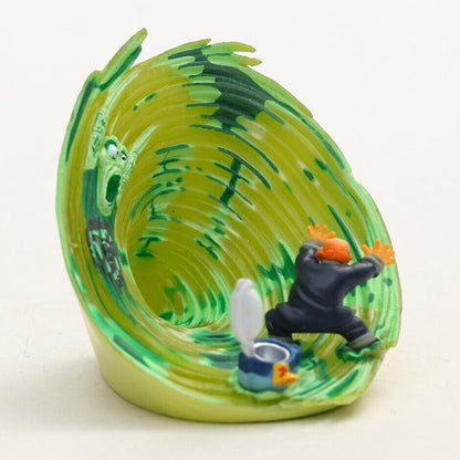 Anime Dragon Ball Muten Master Roshi PVC Action Figure Toy Mafuba Dracap Capsule