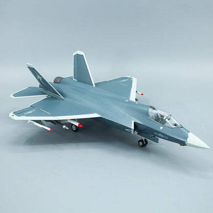 1:48 36CM J-35 Stealth Fighter Plane AIRSHOWCHINA Diecast Aircraft Model