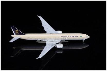 1:400 JC Wings Saudi BOEING 777-300ER Passenger Airplane Flap Down Diecast Model