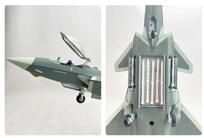 1:60 38CM AVIC China J-20 Stealth Fighter Plane Diecast Military Aircraft Model