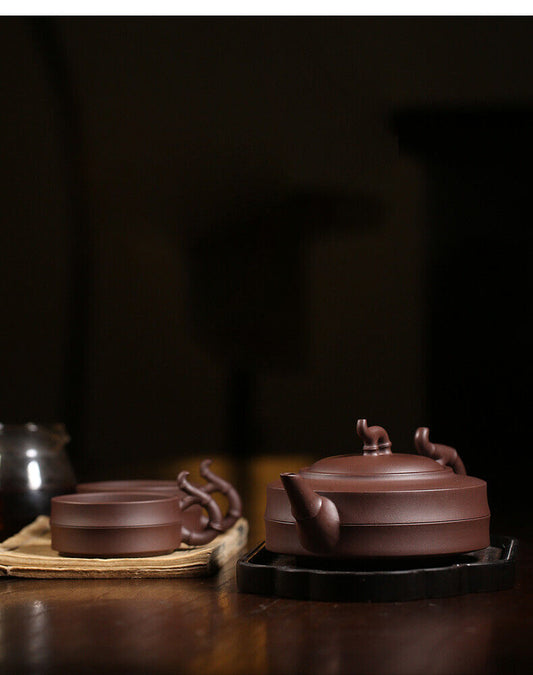 300cc China Yixing Handmade Purple Clay Teapot Purple Clay Goldman Sachs Gongfu Teapot-