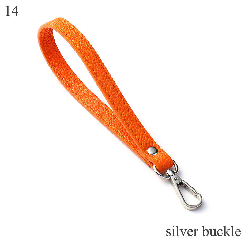 PU Leather Wallet Strap Replaceable Handbag Metal Bag Wrist Strap Key Belt