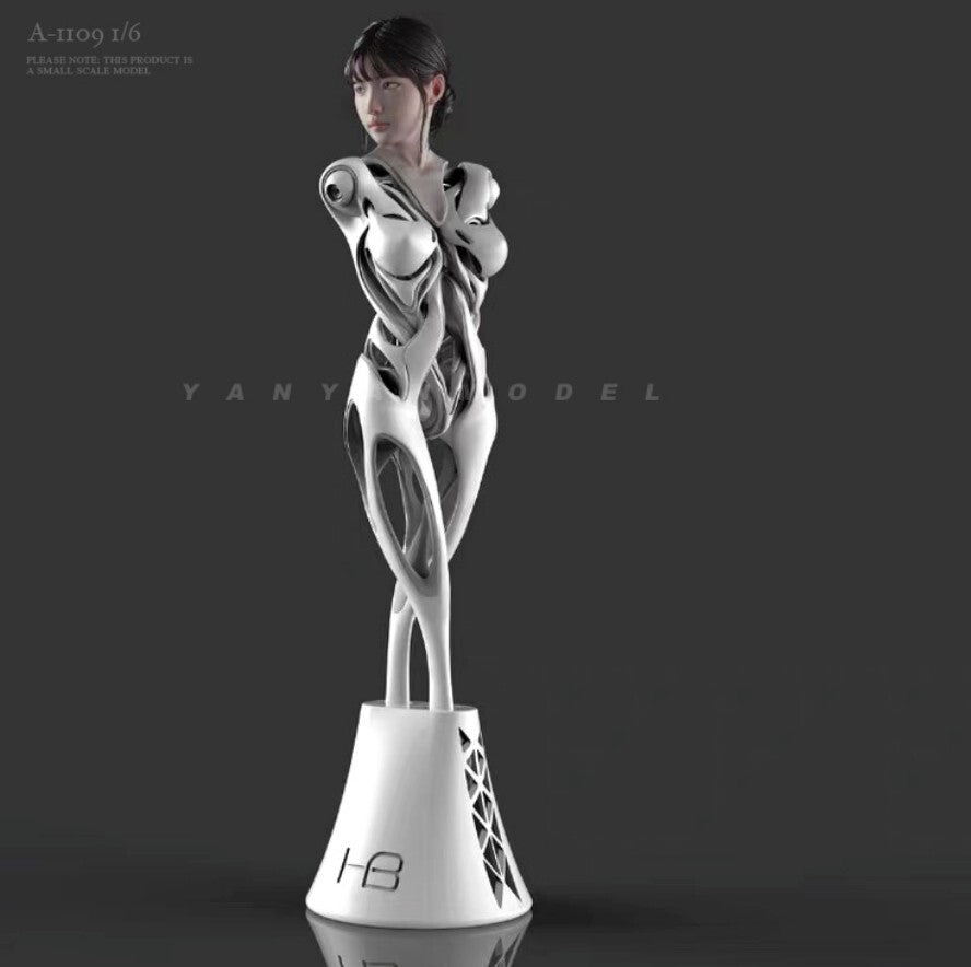 1/6 resin figures model Pure Machine Girl Unassembled Unpainted