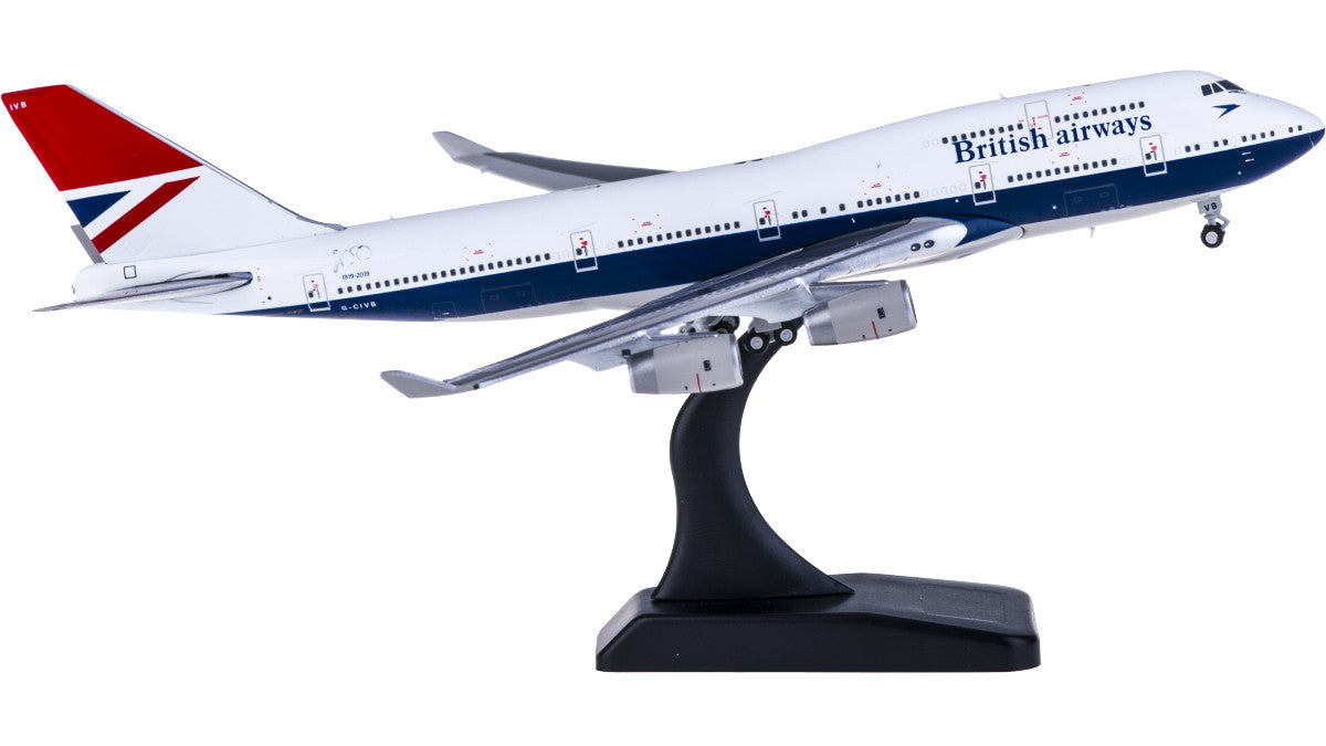 1:400 Geminijets British Airways BOEING 747-400 Passenger Airplane Diecast Model