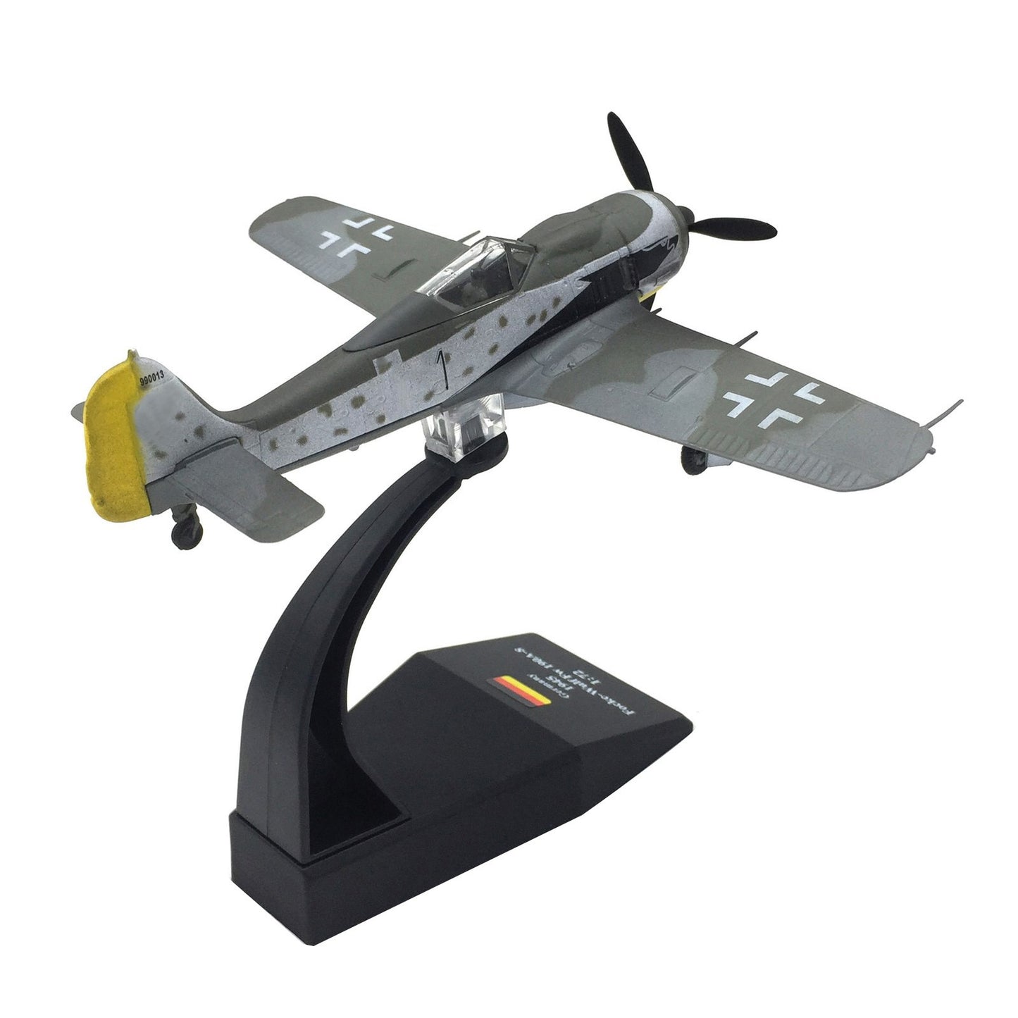 1/72 Scale WWII German Focke-Wulf Fw 190A-8 WüRger Fighter Plane Model Toy Decor