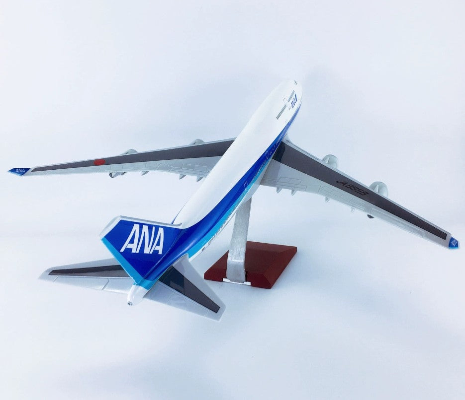 47CM 1:150 ANA BOEING 747-400 Passenger Plane Landing Gear Resin Aircraft Model