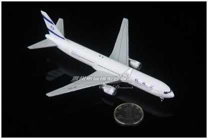 1:400 JC WINGS ISRAEL AIRLINES BOEING 767-300ER Passenger Airplane Diecast Model