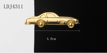 Men Tie Clips Classic Fashion Copper Enamel Creative Business Collar Ties Clasps