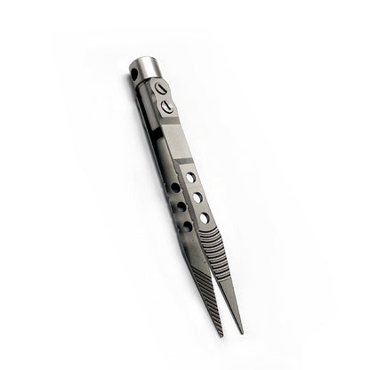 EDC Titanium Alloy CNC Tweezer Portable Antiskid Outdoor Pocket Camping Tool
