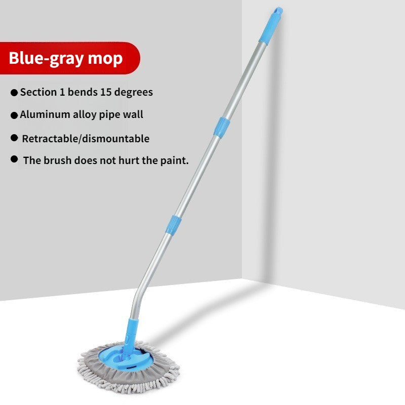 Car wash mop retractable bending rod car anti-injury car cleaning tool -05