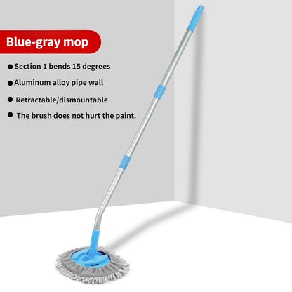 Car wash mop retractable bending rod car anti-injury car cleaning tool -05