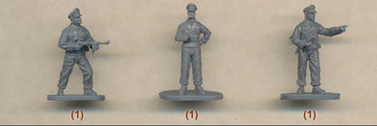 WWII German Panzer Unit in Combat 1/72 Soldiers Figures model Kit CAESAR