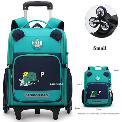 School Bag Wheels School Trolley Backpack Girls Wheeled Backpack School Bags