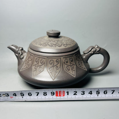 Vintage Chinese Yixing Purple Clay Teapot Zisha Ceremony Exquisite Teaware Art